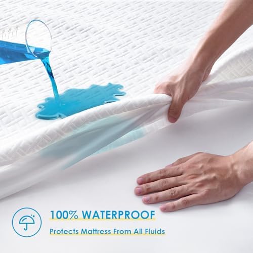 Cozymaker TwinXL Size 100% Waterproof Mattress Protector - Image 3