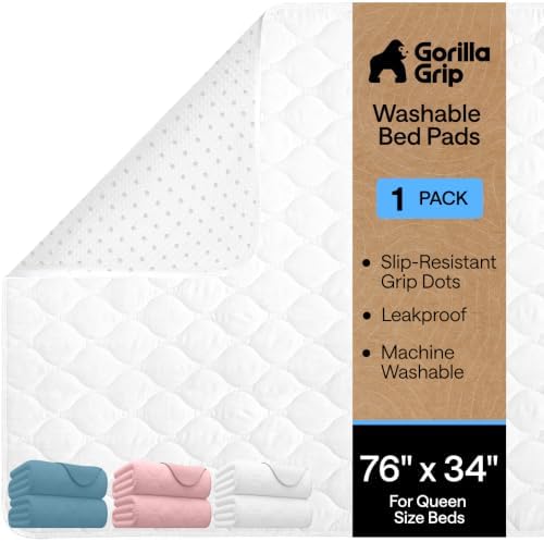 GORILLA GRIP Washable Reusable Underpads by GorillaGrip