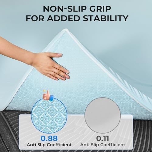 OhGeni 2 Inch Full Memory Foam Mattress Topper Pad - Image 4