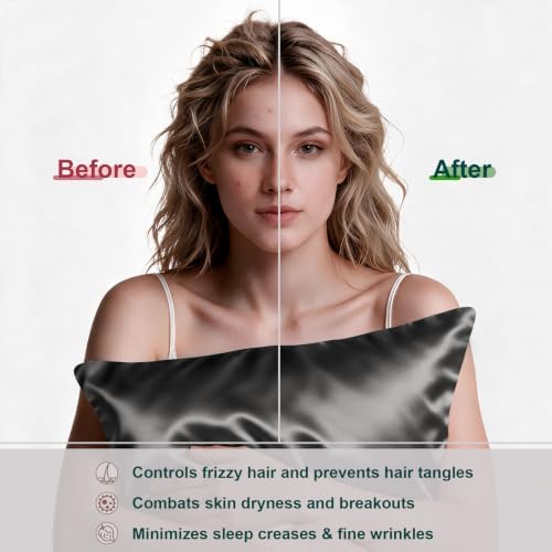 LYSHIN Silk Pillow Cases 2 Pack Standard Size - Image 4