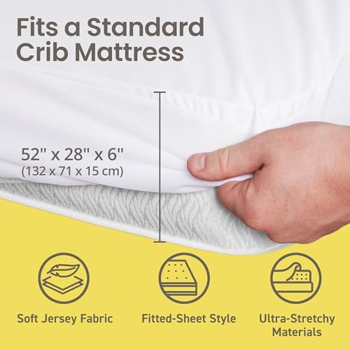 SafeRest Waterproof Mattress Protector Crib Size - Image 3