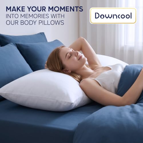 DOWNCOOL Large Body Pillow Insert- Breathable Full Body Pillow - Image 4