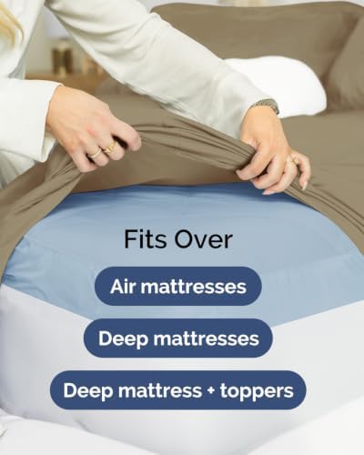 CGK Linens 2 Pack Extra Deep Queen Fitted Sheets - Image 7