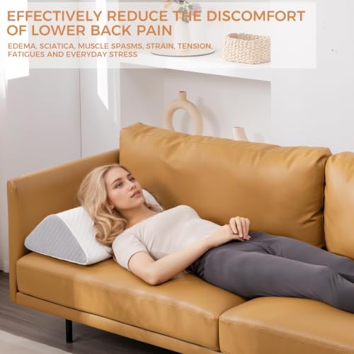 Knee Wedge Pillow 6.3'' for Post-Surgery Recovery-Leg Elevation Support for - Image 6