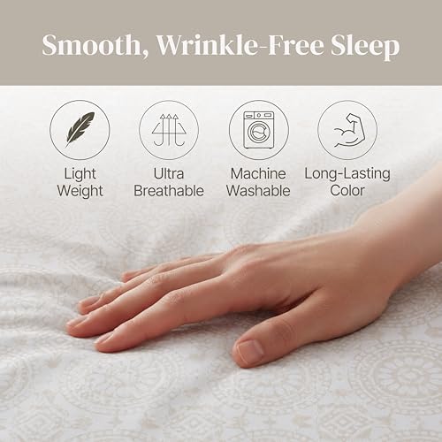 Modern Threads Printed 4-Piece Extra Soft Bedding Sheets & Pillowcase Set - Image 7