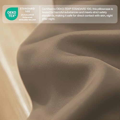 QUEENSBAY Queen Pillow Cases Set of 2, Microfiber Cooling Pillowcases, Soft - Image 5