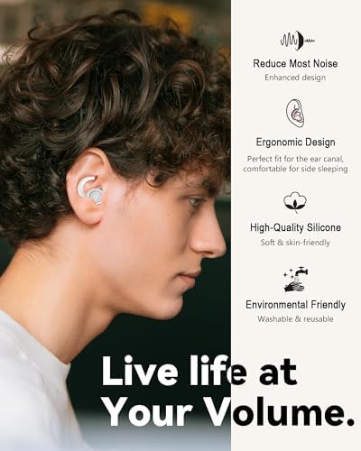 Ear Plugs for Sleeping, Noise Reduction Soft Silicone Earplugs - Image 3