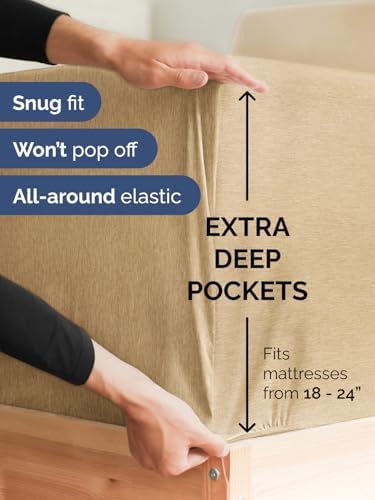 CGK Linens Extra Deep Full Fitted Sheet - Image 2
