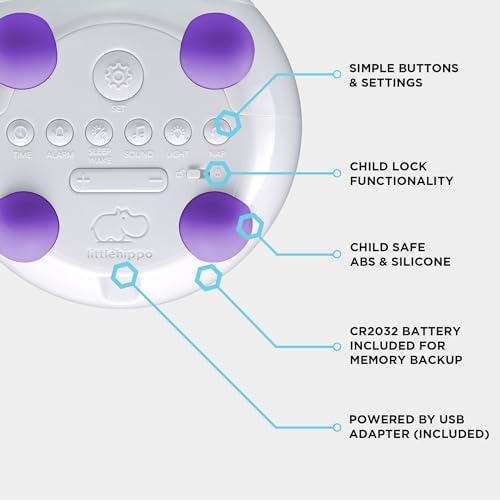 LittleHippo Mella: Kids Alarm Clock, Ready to Rise Children's Sleep Trainer - Image 5