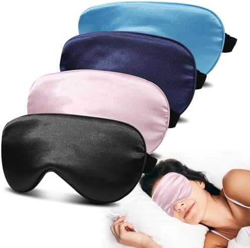 4 Pack Silk Sleep Mask by JroyJoy