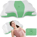 Pain Relief Cervical Pillow for Neck Support, Adjustable Ergonomic Pillow by QIUBABYO