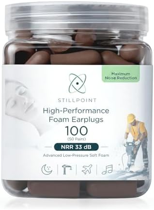 Happy Hippo Soft Foam Earplugs, 33 dB NRR, Maximum Protection - Image 2