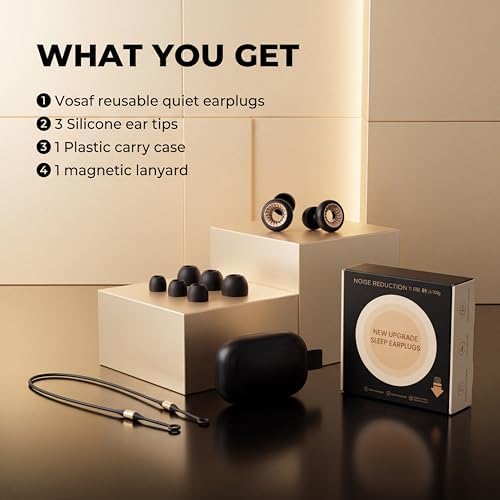 Silicone Sleep Ear Plugs, 24dB Noise Cancelling Reusable Earplugs - Image 7