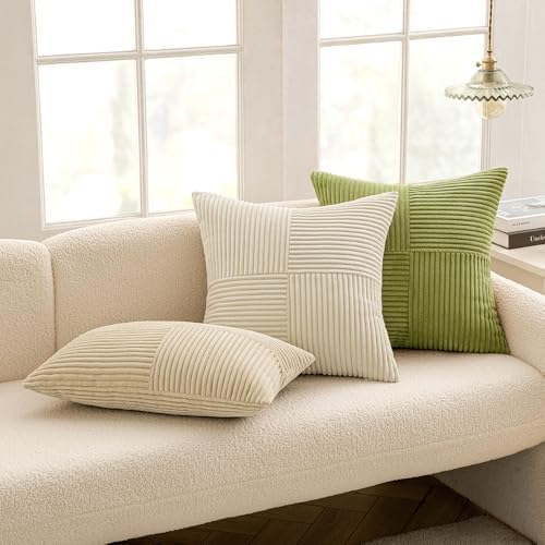 MIULEE Green Decorative Throw Pillow Covers - Image 5
