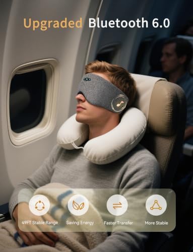Sleep Headphones Bluetooth 6.0 Sleep Mask - Image 4