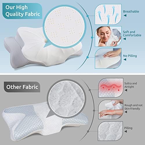 DONAMA Cervical Pillow for Neck and Shoulder Pain Relief, Cooling Contour - Image 6