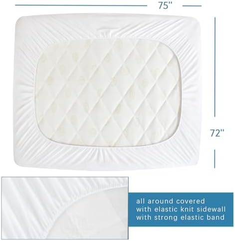 Short King Terry Mattress Protector Waterproof - Image 2