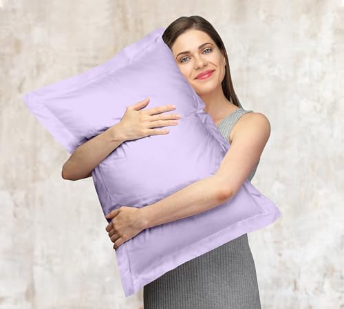 Royale Linens Microfiber Euro Size Pillow Shams Set of 2 - Image 7