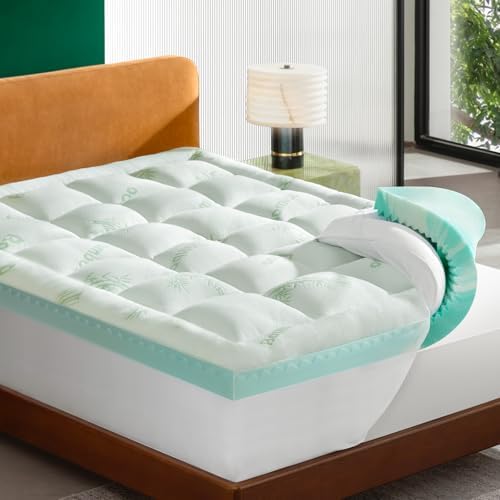 King Memory Foam Mattress Topper 4 Inch by NiceSleepPlusLife