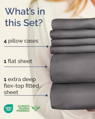 Extra Deep Flex Top Split Head King Sheet Set - Image 2