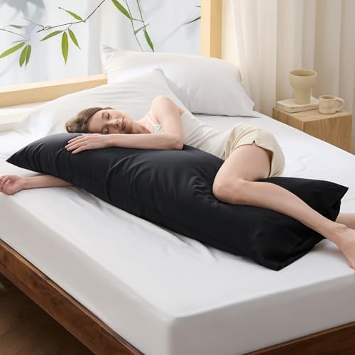 Bedsure PureWoven Body Long Pillowcase, 100% Rayon Derived from Bamboo - Image 4