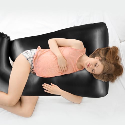 BALAPET Silky Satin Pregnancy Pillow Cover, U Shaped Smooth Maternity Pillow - Image 6