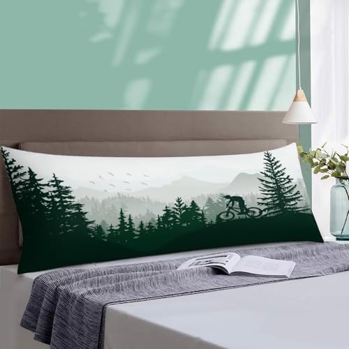 Mountain Bike Riding Body Pillow Cover Long Pillowcase - Image 4
