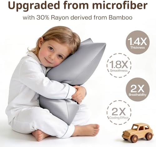 MR&HM 13"x18" Travel Pillowcase 2 Pack, Cooling & Breathable - Image 3