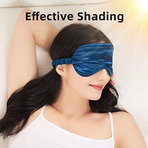 4 Pack Silky Sleep Masks, Satin Light Blocking Eye Masks - Image 3
