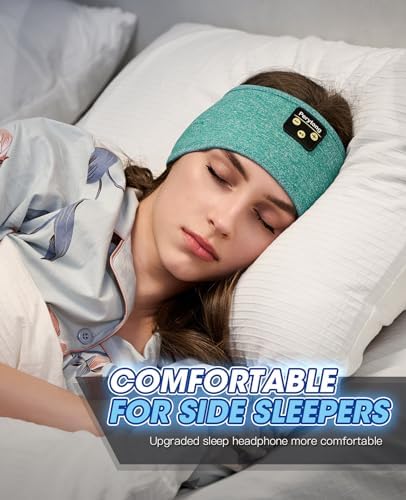 Sleep Mask and Bluetooth Sleep Headphones Set, Fall Asleep Faster When You - Image 2