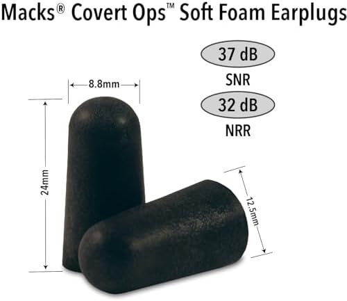 Mack's Covert Ops Soft Foam Shooting Ear Plugs, 50 Pair - Image 2