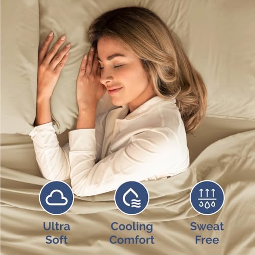 Short Queen Size 4 Piece Bed Sheet Set - Image 4
