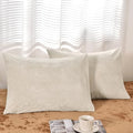 PHF Truly Velvet Pillowcases King Size 20" x 36", No Insert by PHF