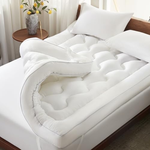 4 Inch Memory Foam Mattress Topper Back Pain Relief Full Size - Image 2