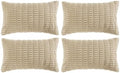 Fancy Homi 4 Packs Decorative Throw Pillow Covers by Fancy+Homi