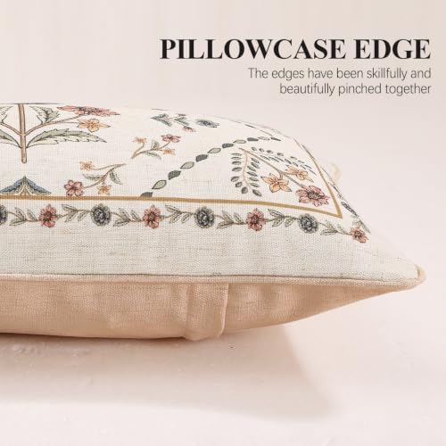 ISAENNE Designer Vintage Linen Throw Pillow Cover - Image 7