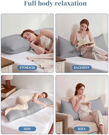 YZ HOME Full Body Pillow Insert -Large Long Bed Pillow - Image 6