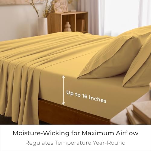 Mellanni Iconic 4-Piece, Ultra Soft Sheet Set - Image 4