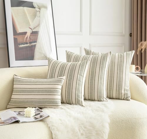 Cethom Decorative Boho Lumbar Throw Pillow Covers, Farmhouse Textured Pillow - Image 3