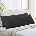 EVOLIVE Soft Brushed Microfiber Body Pillow Cover 21''x54'', Zipper Closure by EVOLIVE