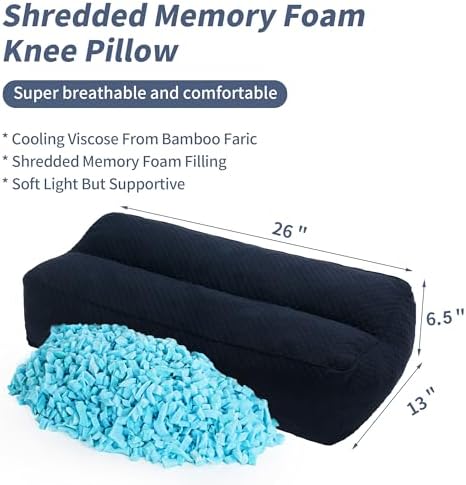 HOMBYS Shredded Memory Foam Knee Pillow - Image 2