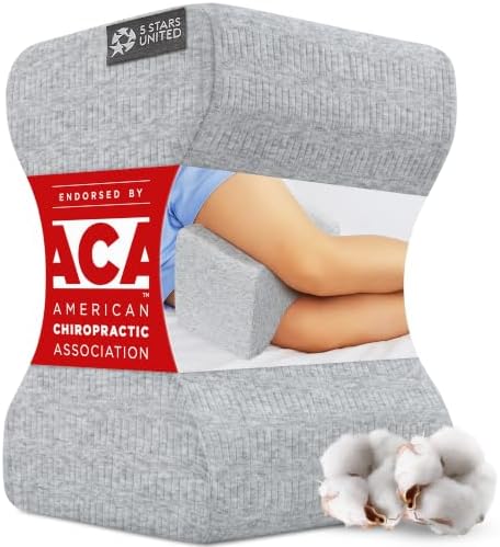 5 STARS UNITED Knee Pillow for Side Sleepers by 5STARSUNITED