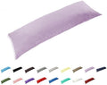 TAOSON 100% Cotton 300 Thread Count Envelope Style Body Pillow Cover, Long by TAOSON
