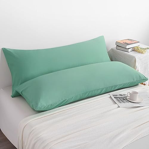NTBAY Body Microfiber Pillowcases, Mint Green - Image 5