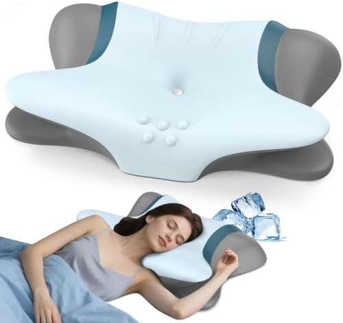 Cervical Pillow for Neck Pain Relief, Ergonomic Neck Pillow for Sleeping by beslovo