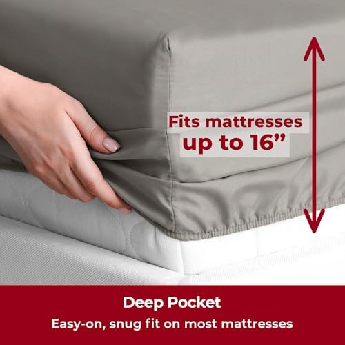 Mellanni Iconic 5-Piece, Ultra Soft Sheet Set - Image 5