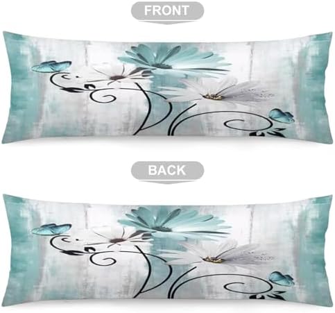 Daisy Flower Body Pillow Cover Foral - Image 5
