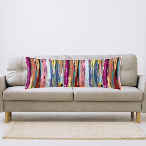 Rainbow Color Body Pillow Cover, Long Pillowcase - Image 5