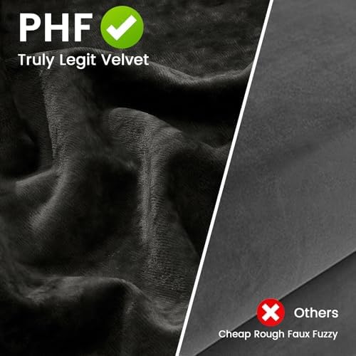 PHF Truly Velvet Pillowcases King Size, No Insert, 2 Pack Ultra Soft Breathable - Image 6