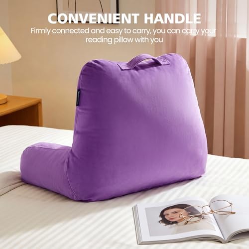 Reading Pillow with Adjustable Memory Foam, Adult Backrest with Arms, Back - Image 4